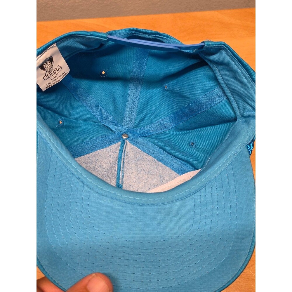 Cobra Caps Herb Adcox Chevrolet Chattanooga TN Vintage Blue Trucker Hat - Picture 3 of 4